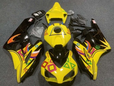2004-2005 Honda CBR1000RR Motorcycle Fairings - Yellow Glossy Black Orange Australia