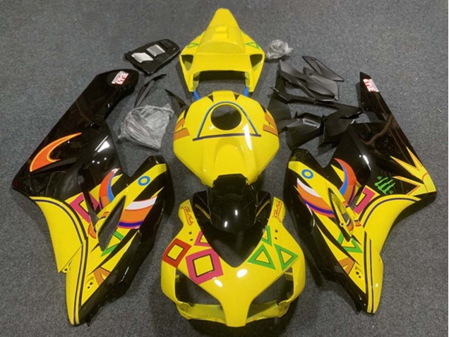 2004-2005 Honda CBR1000RR Motorcycle Fairings - Yellow Glossy Black Orange Australia