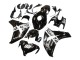 2008-2011 Honda CBR1000RR Motorcycle Fairings - Glossy Black White Repsol 93 Australia