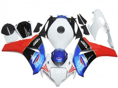 2008-2011 Honda CBR1000RR Motorcycle Fairings - White Blue Red Glossy Black Australia