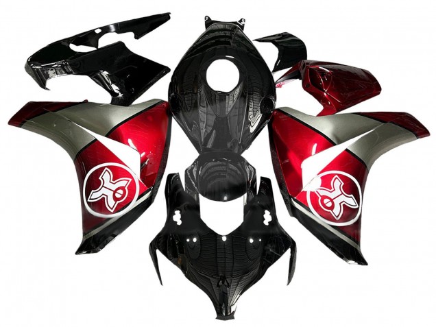 2008-2011 Honda CBR1000RR Motorcycle Fairings - Grey Red Glossy Black Australia