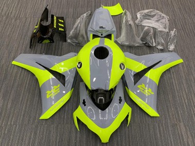 2008-2011 Honda CBR1000RR Motorcycle Fairings - Nardo Grey Fluorescent Green Australia