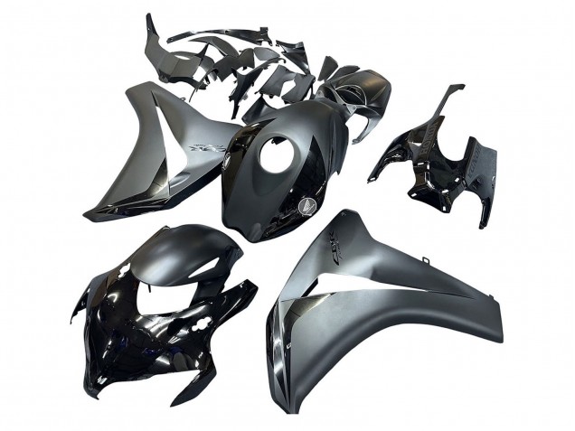 2008-2011 Honda CBR1000RR Motorcycle Fairings - Grey Glossy Black Australia
