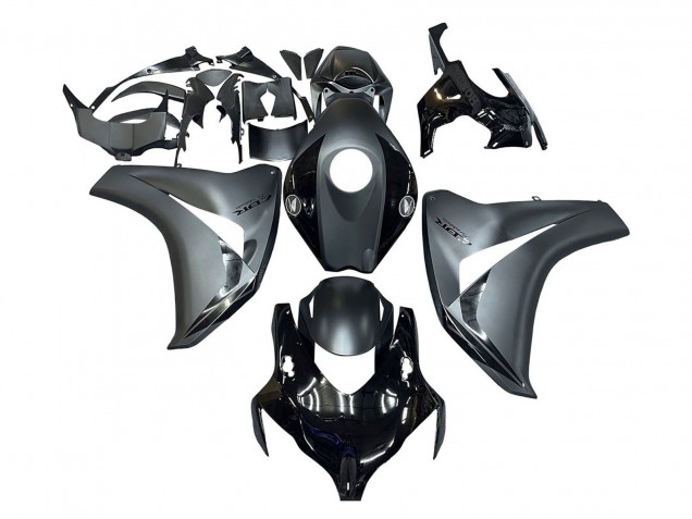 2008-2011 Honda CBR1000RR Motorcycle Fairings - Grey Glossy Black Australia