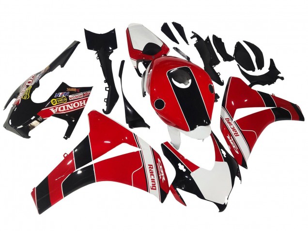 2008-2011 Honda CBR1000RR Motorcycle Fairings - Red White Glossy Black Racing Australia