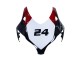 2008-2011 Honda CBR1000RR Motorcycle Fairings - White Red Glossy Black Racing 24 Australia