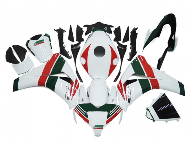 2008-2011 Honda CBR1000RR Motorcycle Fairings - White Red Dark Green Australia