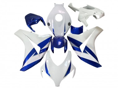 2008-2011 Honda CBR1000RR Motorcycle Fairings - White Blue Australia