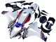 2008-2011 Honda CBR1000RR Motorcycle Fairings - White Red Blue Black Star Lee Carrera Australia