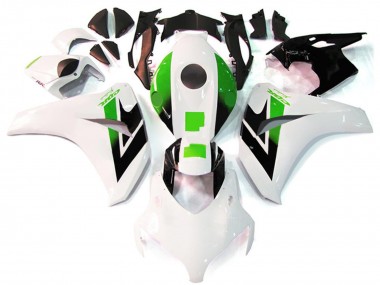2008-2011 Honda CBR1000RR Motorcycle Fairing - White Green Glossy Black Australia
