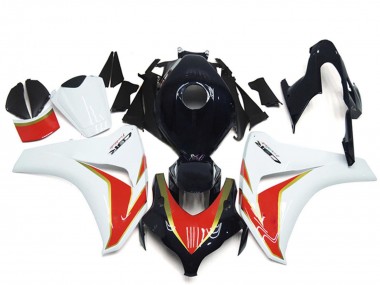 2008-2011 Honda CBR1000RR Motorcycle Fairing - White Red Glossy Black Australia