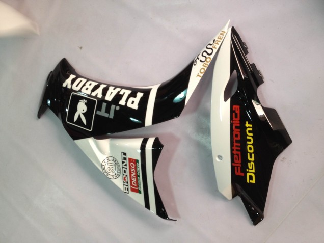 2012-2016 Honda CBR1000RR Motorcycle Fairings - White Glossy Black Rizoma Playboy Australia
