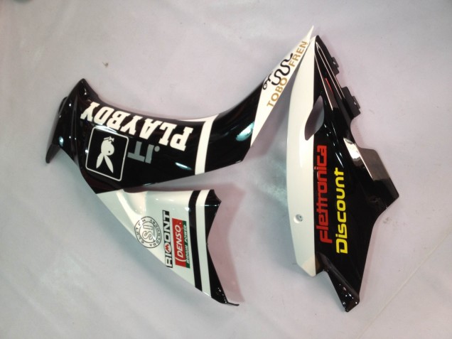 2012-2016 Honda CBR1000RR Motorcycle Fairings - White Glossy Black Rizoma Playboy Australia
