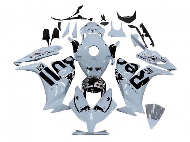 2012-2016 Honda CBR1000RR Motorcycle Fairings - Light Grey Glossy Black Red Bull Australia