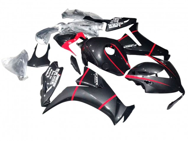 2012-2016 Honda CBR1000RR Motorcycle Fairings - Black Carbon Fiber Red Australia