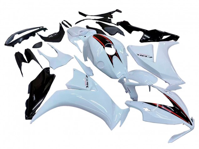 2012-2016 Honda CBR1000RR Motorcycle Fairings - White Glossy Black Australia
