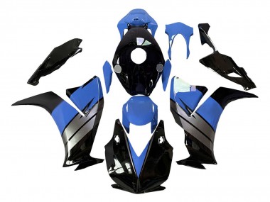 2012-2016 Honda CBR1000RR Motorcycle Fairings - Light Blue Silver Glossy Black Australia
