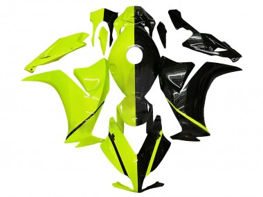 2012-2016 Honda CBR1000RR Motorcycle Fairing - Fluorescent Green Glossy Black Australia