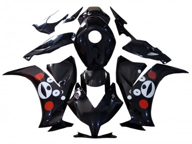 2012-2016 Honda CBR1000RR Motorcycle Fairings - Glossy Black Bear Australia