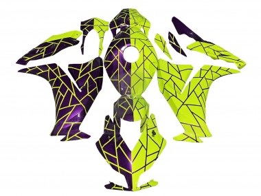 2012-2016 Honda CBR1000RR Motorcycle Fairings - Purple Yellow Australia