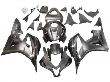 2007-2008 Honda CBR600RR Motorcycle Fairing - Silver Glossy Black Australia