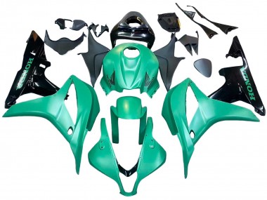 2007-2008 Honda CBR600RR Bike Fairings - Green Glossy Black Australia
