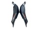2007-2008 Honda CBR600RR Motorcycle Fairing - Matte Black White Repsol Australia