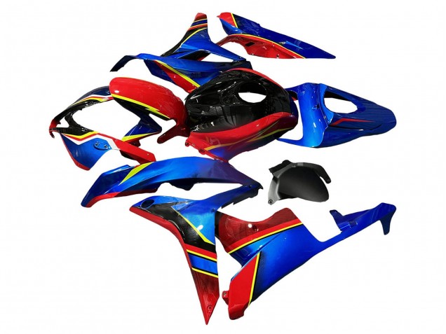 2007-2008 Honda CBR600RR Motorcycle Fairings - Blue Red Yellow Glossy Black Australia