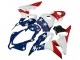 2007-2008 Honda CBR600RR Motorcycle Fairings - White Blue Red Star Australia