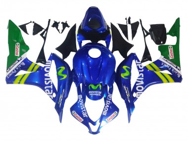 2007-2008 Honda CBR600RR Motorcycle Fairings - Blue Green MoviStar Castrol Australia