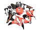 2007-2008 Honda CBR600RR Motorcycle Fairings - Orange Glossy Black Repsol Australia
