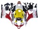 2007-2008 Honda CBR600RR Motorcycle Fairings - White Yellow Red Repsol HRC Australia