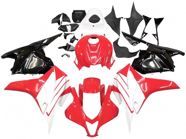 2009-2012 Honda CBR600RR Motorcycle Fairing Kits - White Red Glossy Black Australia