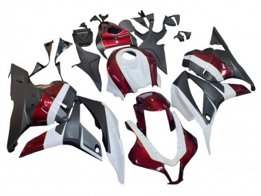 2009-2012 Honda CBR600RR Motorcycle Fairings - White Red Matte Black Australia
