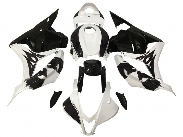 2009-2012 Honda CBR600RR Motorcycle Fairing - White Glossy Black Australia