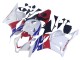 2009-2012 Honda CBR600RR Motorcycle Fairings - White Red Blue Australia