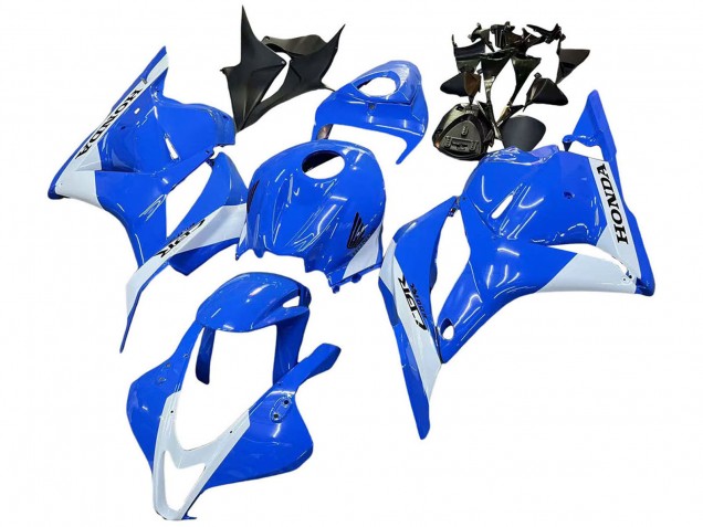 2009-2012 Honda CBR600RR Motorcycle Fairings - Blue White Australia
