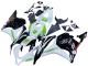 2009-2012 Honda CBR600RR Motorcycle Fairings - White Green Glossy Black Hannspree Australia