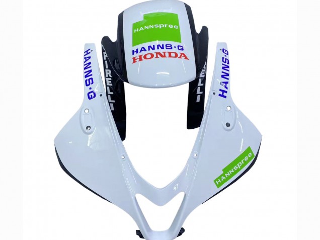 2009-2012 Honda CBR600RR Motorcycle Fairings - White Green Glossy Black Hannspree Australia