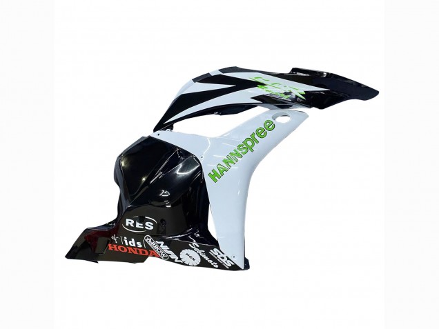 2009-2012 Honda CBR600RR Motorcycle Fairings - White Green Glossy Black Hannspree Australia