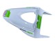 2009-2012 Honda CBR600RR Motorcycle Fairings - White Green Glossy Black Hannspree Australia