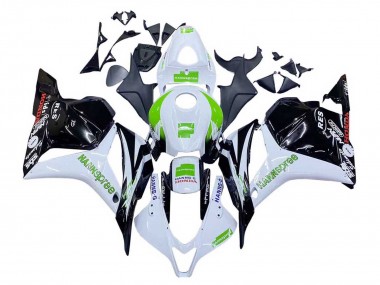 2009-2012 Honda CBR600RR Motorcycle Fairings - White Green Glossy Black Hannspree Australia