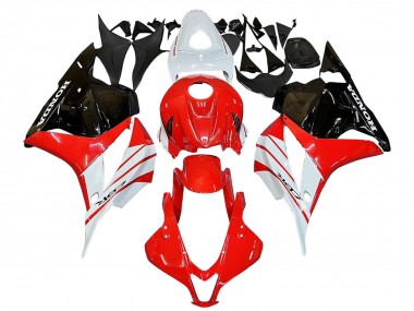 2009-2012 Honda CBR600RR Motorcycle Fairing - White Red Glossy Black Australia