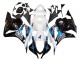 2009-2012 Honda CBR600RR Motorcycle Fairings Kit - White Blue Glossy Black Australia