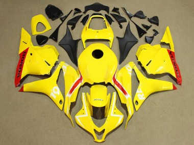 2009-2012 Honda CBR600RR Motorcycle Fairings - Yellow Red White Repsol Australia