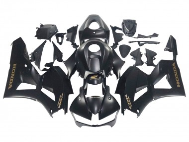 2013-2023 Honda CBR600RR Motorcycle Fairings - Matte Black Gold Decals Australia