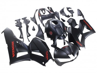 2013-2023 Honda CBR600RR Motorcycle Fairings - Matte Black Red Decals Australia