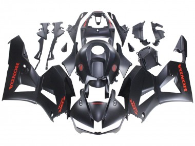 2013-2023 Honda CBR600RR Motorcycle Fairings - Matte Black Red Decals Australia