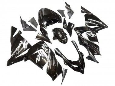 2004-2005 Kawasaki ZX10R Motorcycle Fairings - Glossy Black Ninja Australia