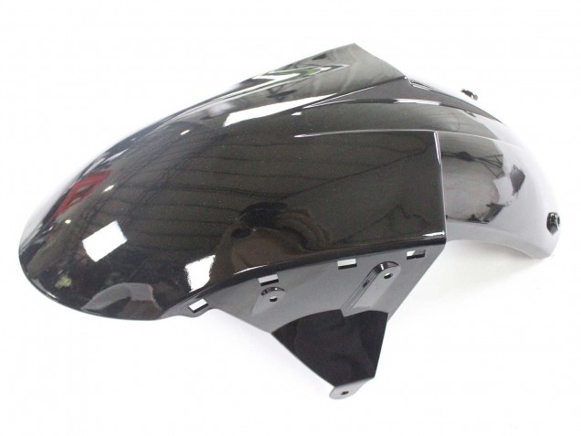 2004-2005 Kawasaki ZX10R Motorcycle Fairings - Black with Green Flame Ninja Australia